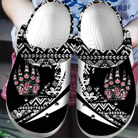 CRC0027 Pattern Native American  Crocs Clogs Shoes