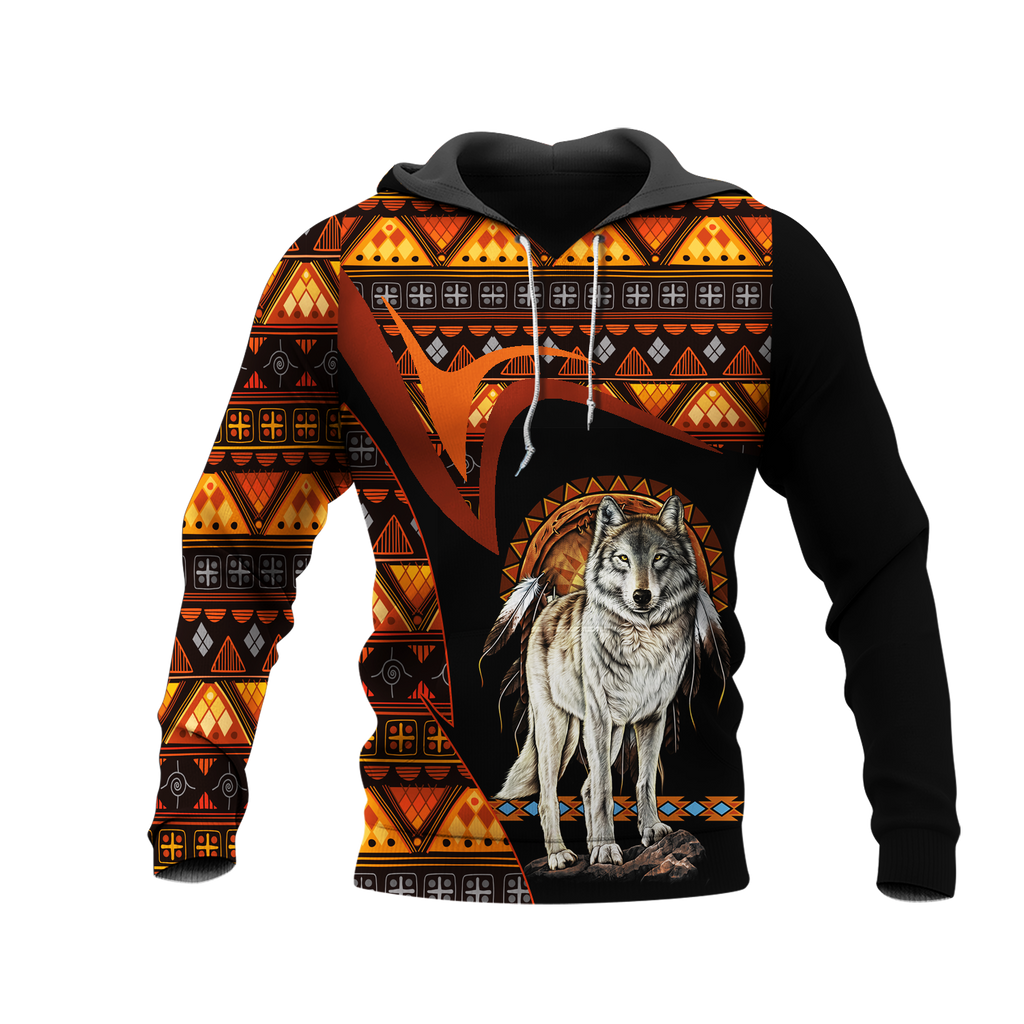 Powwow StoreHD0011531 Pattern Native Pride 3D Hoodie