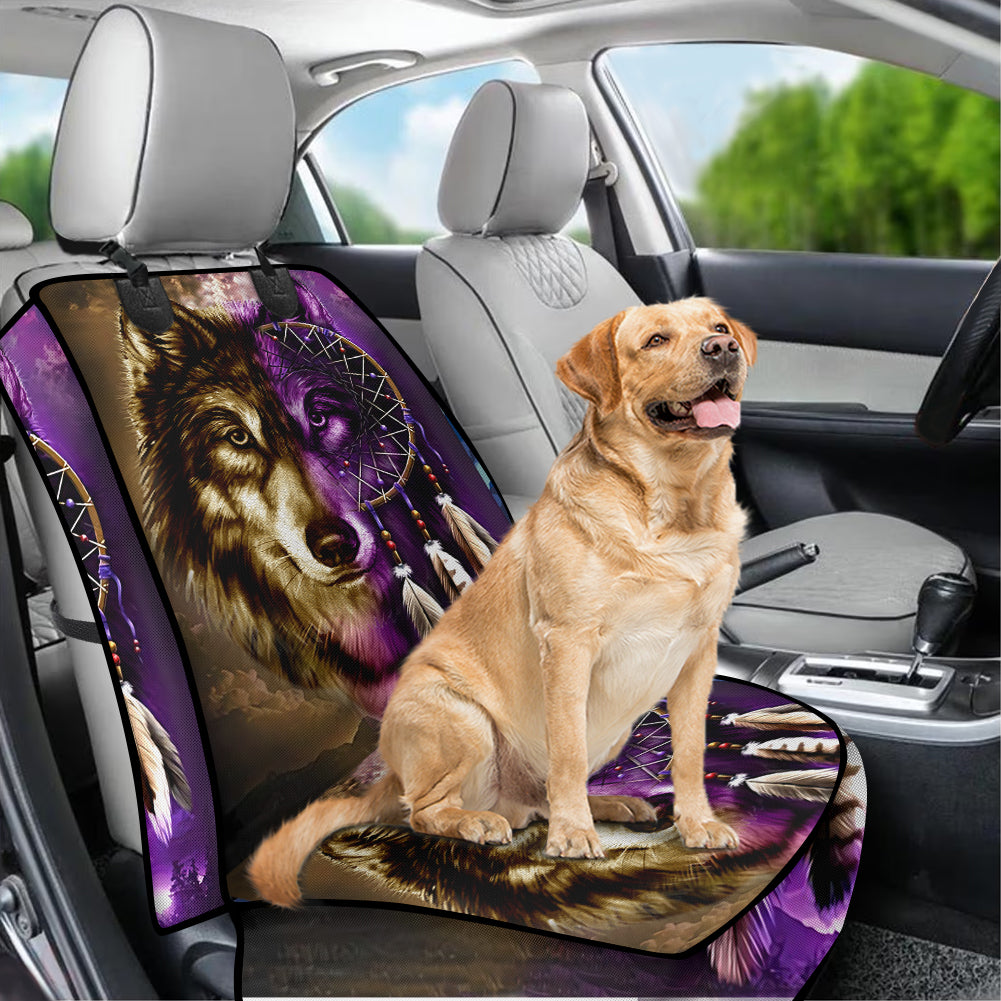 Powwow StoreGBNAT0005  Pattern Tribal Native Waterproof Car Front Seat Cover for Pet