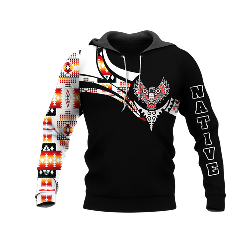 Powwow StoreHD0012504 Pattern Native Pride 3D Hoodie