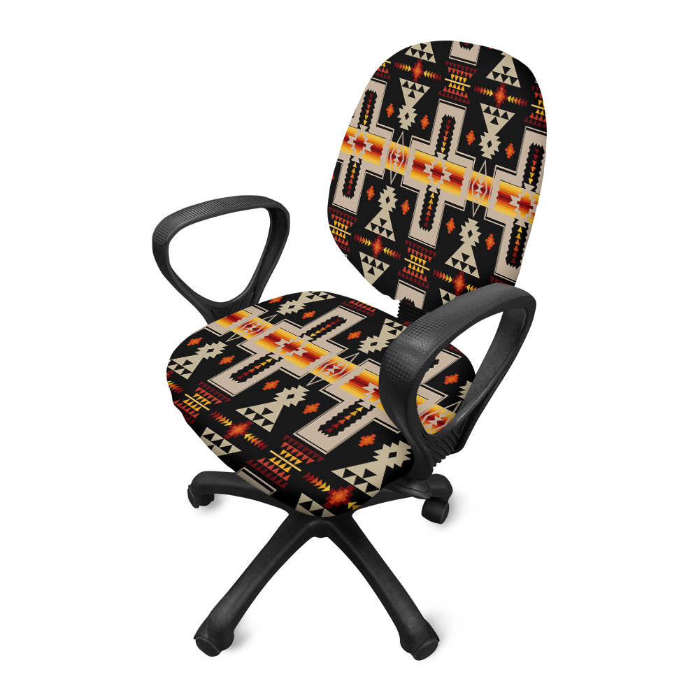 Powwow StoreGBNAT0006201 Design Native American Office Chair Cover