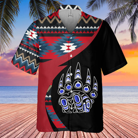 GB-HW000973  Tribe Design Native American Hawaiian Shirt 3D