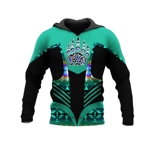 Powwow StoreHD001177 Pattern Native Pride 3D Hoodie