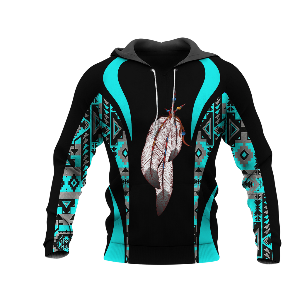 Powwow StoreHD0011547 Pattern Native Pride 3D Hoodie