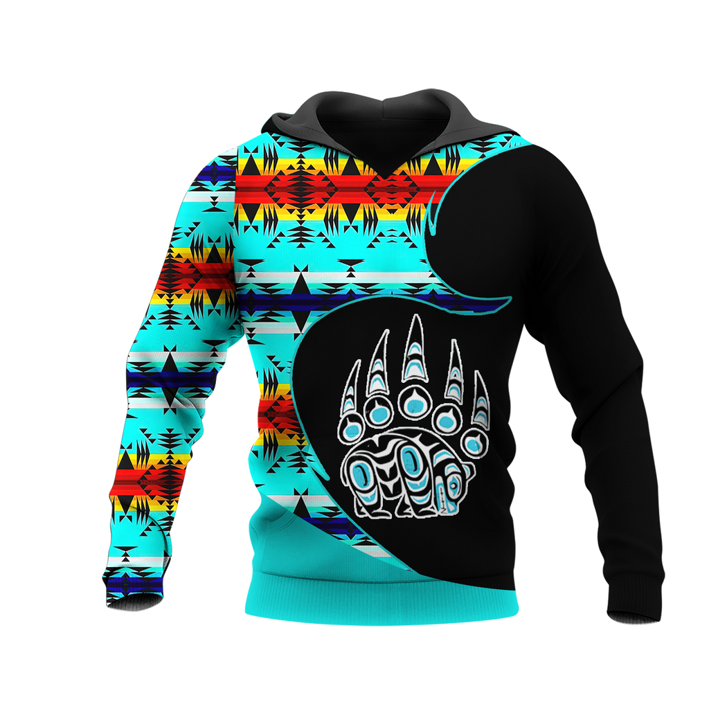 Powwow StoreHD0011213 Pattern Native Pride 3D Hoodie