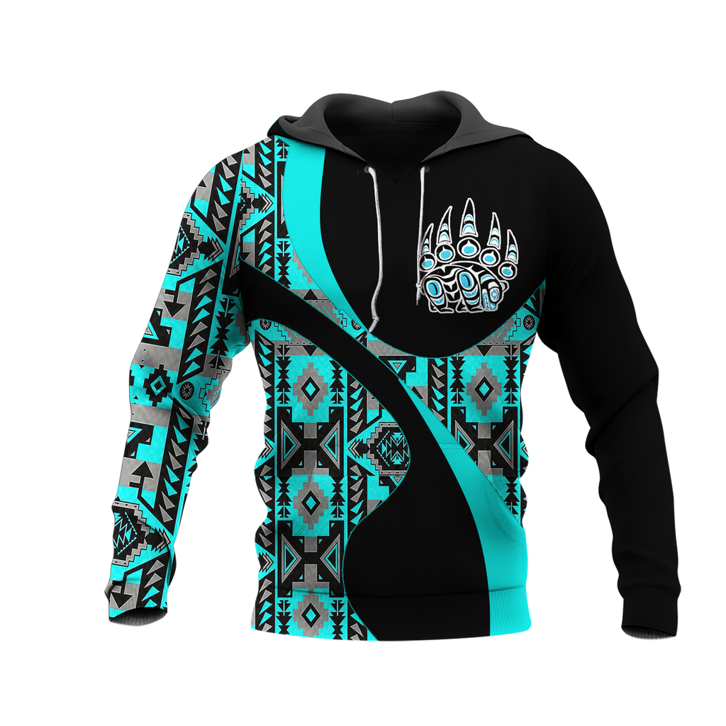 Powwow StoreHD0011480 Pattern Native Pride 3D Hoodie