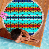 Powwow Storegb nat00631 native american design beach blanket