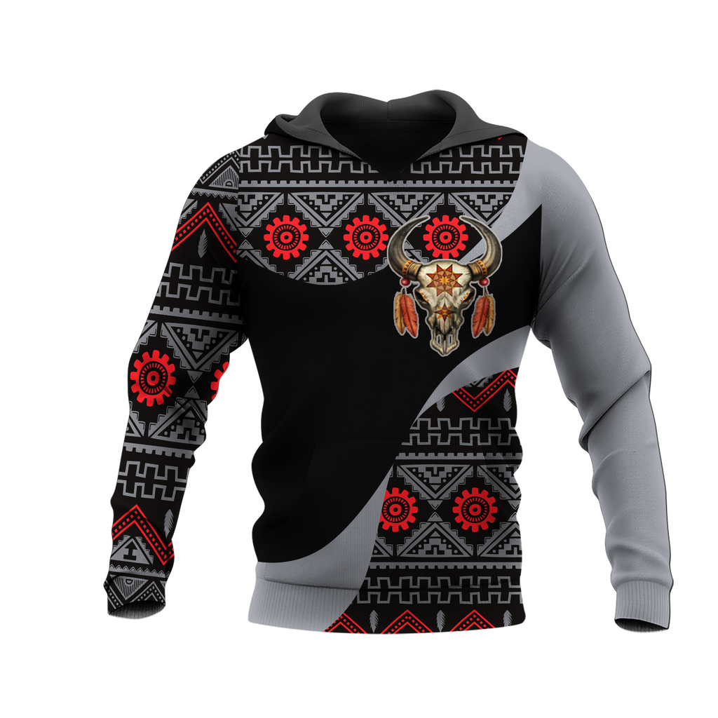 Powwow StoreHD0012000 Pattern Native Pride 3D Hoodie