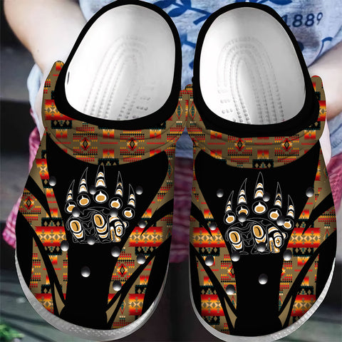 CRC0033 Pattern Native American  Crocs Clogs Shoes