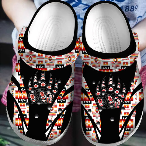 CRC0037 Pattern Native American  Crocs Clogs Shoes