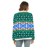 GB-NAT00654 Native American Women's Borg Fleece Sweatshirt