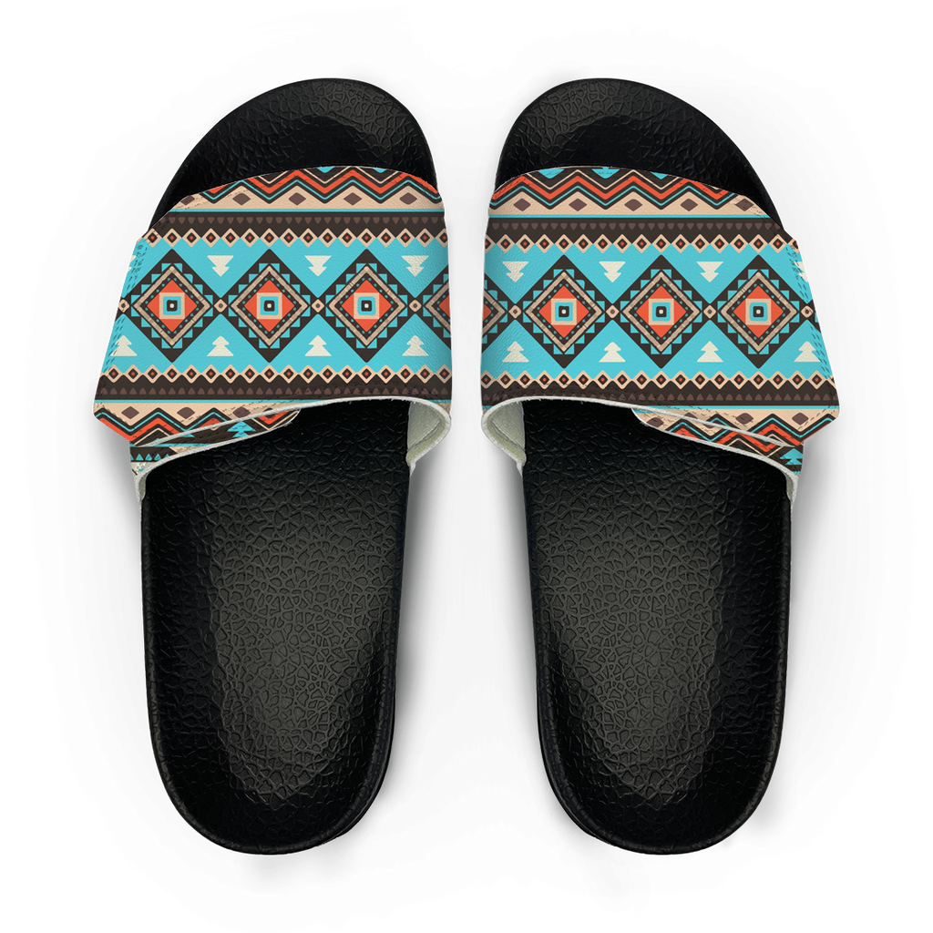 GB-NAT00319 Pattern Native American Magic Sticker Slippers