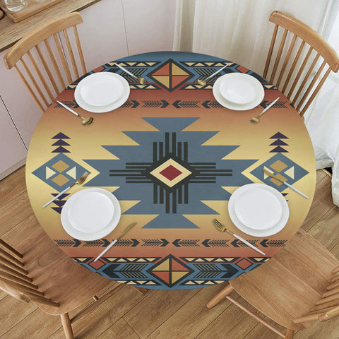 GB-NAT00057 Pattern Native American Round Table Set