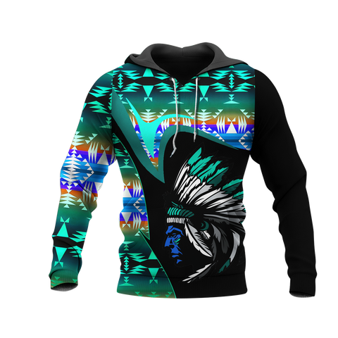 Powwow StoreHD0011534 Pattern Native Pride 3D Hoodie