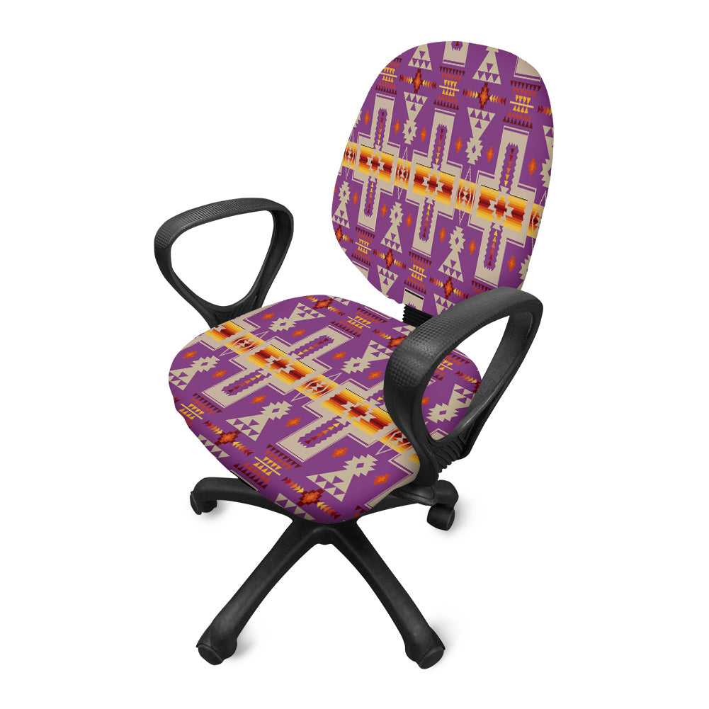 Powwow StoreGBNAT0006207 Design Native American Office Chair Cover