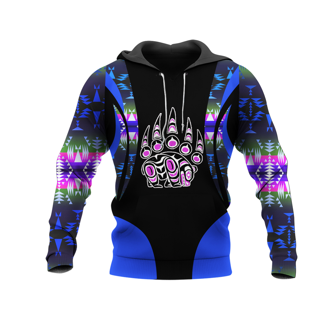 Powwow StoreHD001138 Pattern Native Pride 3D Hoodie