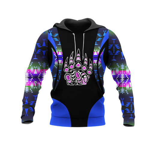 Powwow StoreHD001138 Pattern Native Pride 3D Hoodie