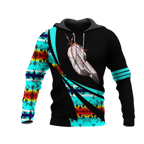 Powwow StoreHD0012055 Pattern Native Pride 3D Hoodie