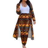 Powwow StoreGBNAT00644Tribe Design Native American Cardigan Coat Long Pant Set