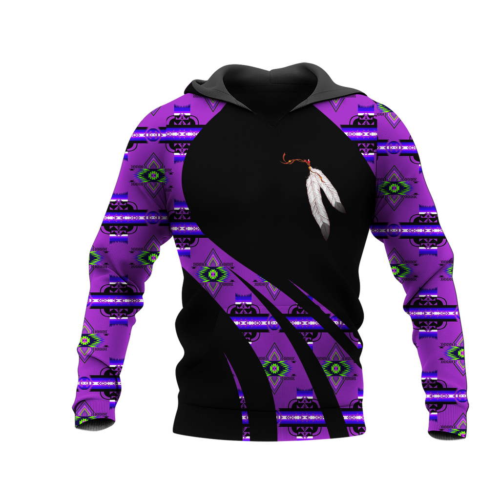 Powwow StoreHD0011702 Pattern Native Pride 3D Hoodie