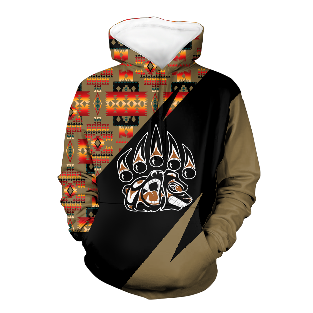 Powwow StoreHD0012142 Pattern Native Pride 3D Hoodie