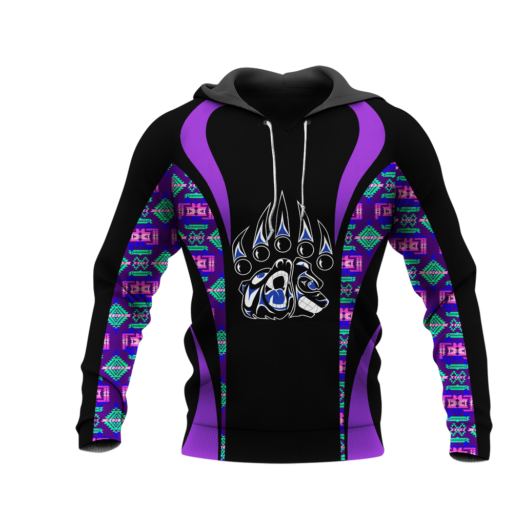 Powwow StoreHD0011549 Pattern Native Pride 3D Hoodie