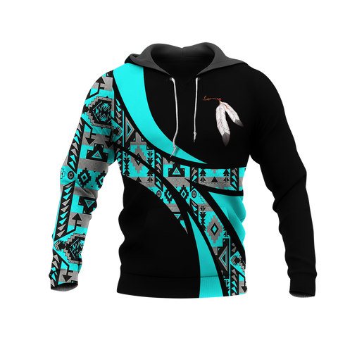 Powwow StoreHD0011845 Pattern Native Pride 3D Hoodie