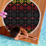 Powwow Storegb nat00684 native american design beach blanket