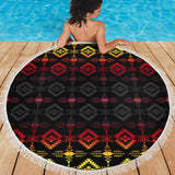 Powwow StoreGBNAT00684 Native American Design Beach Blanket