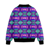 GB-NAT00628 Pattern Native American Unisex Knitted Fleece Lapel Outwear