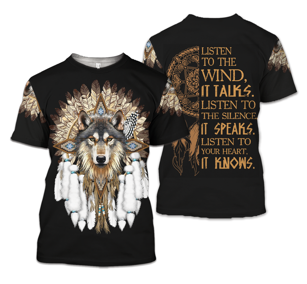 TS00154  Pattern Native American Unisex 3D T-Shirt