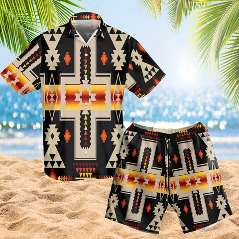 COMHW0004 Tribe Design Native American Combo Save Hawaiian 3D