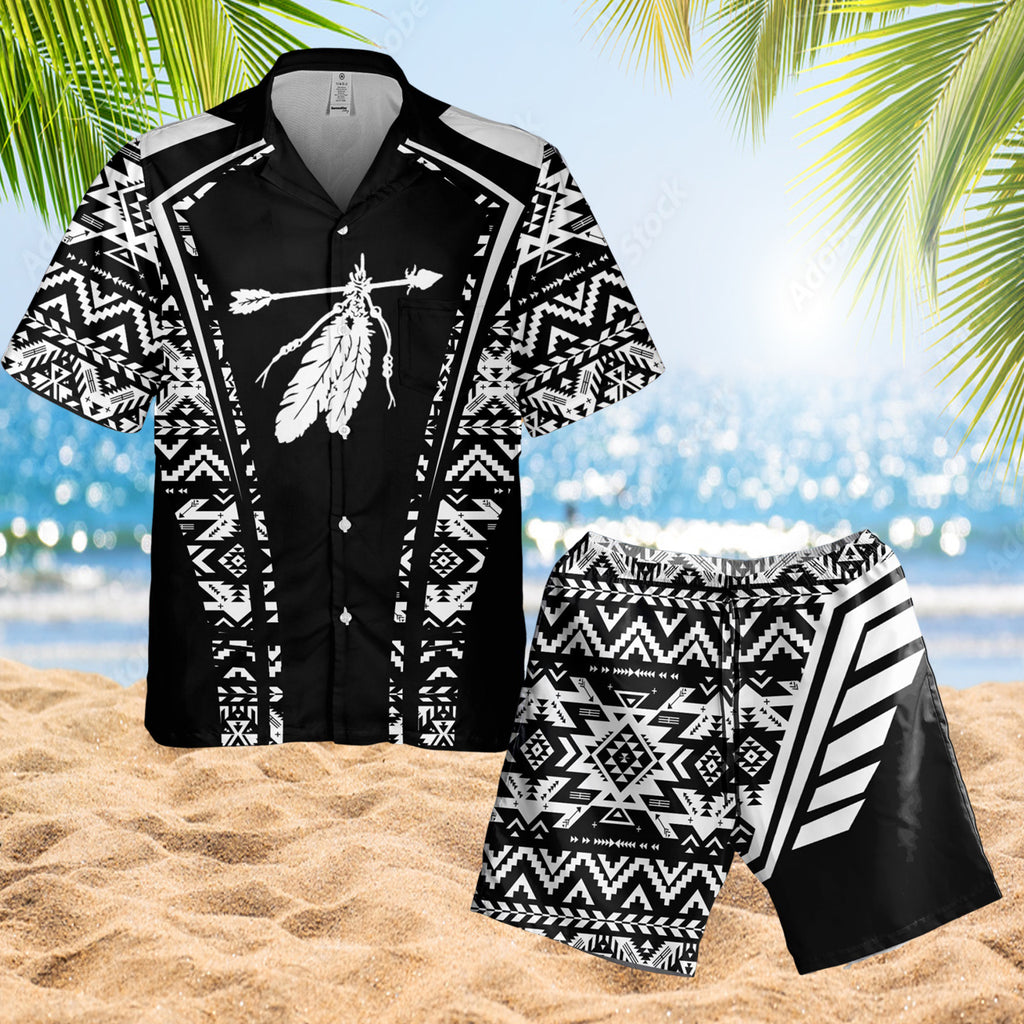 Powwow StoreCOMHW0001 Tribe Design Native American Combo Save Hawaiian 3D