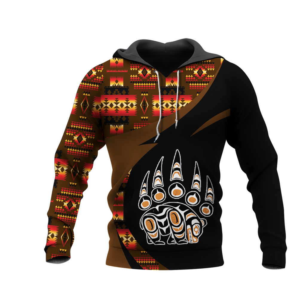 Powwow StoreHD0011265 Pattern Native Pride 3D Hoodie