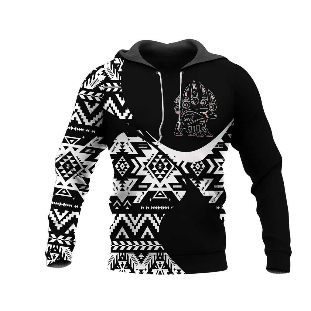 Powwow StoreHD0011466 Pattern Native Pride 3D Hoodie