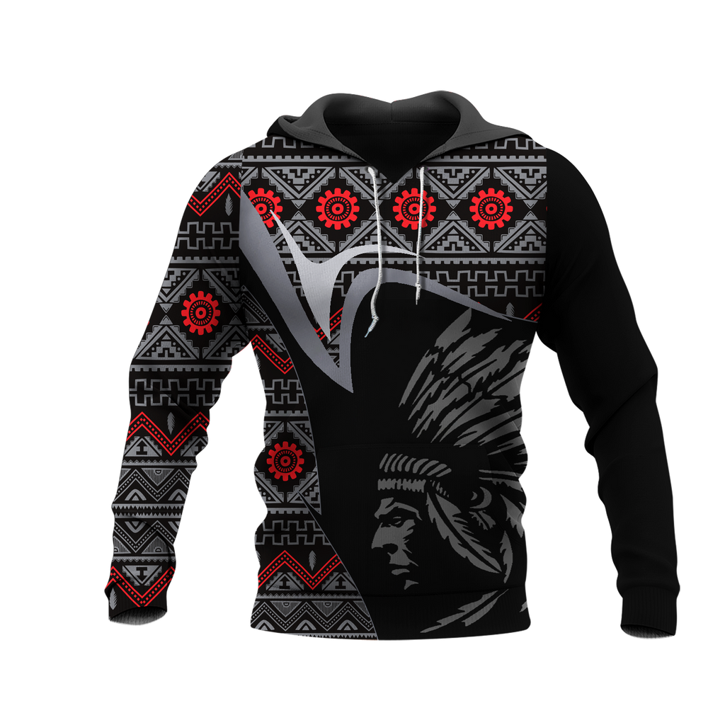 Powwow StoreHD0011516 Pattern Native Pride 3D Hoodie