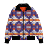 GB-NAT0004 Pattern Native American Unisex Knitted Fleece Lapel Outwear