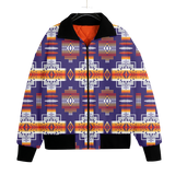 Powwow StoreGBNAT0004 Pattern Native American Unisex Knitted Fleece Lapel Outwear