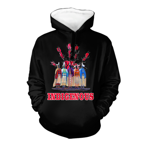 HD0012773 Tribal Pattern Native American Pride 3D Hoodie