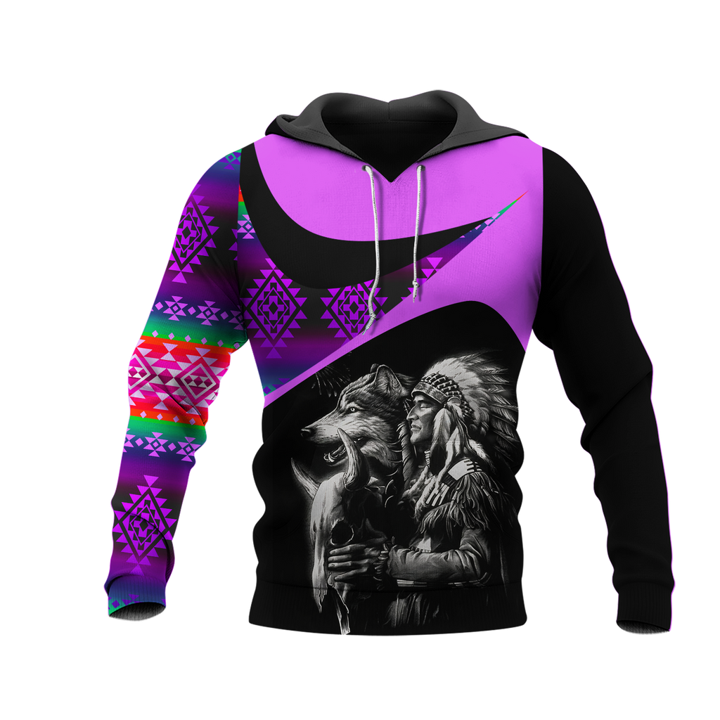 Powwow StoreHD0011402  Pattern Native Pride 3D Hoodie