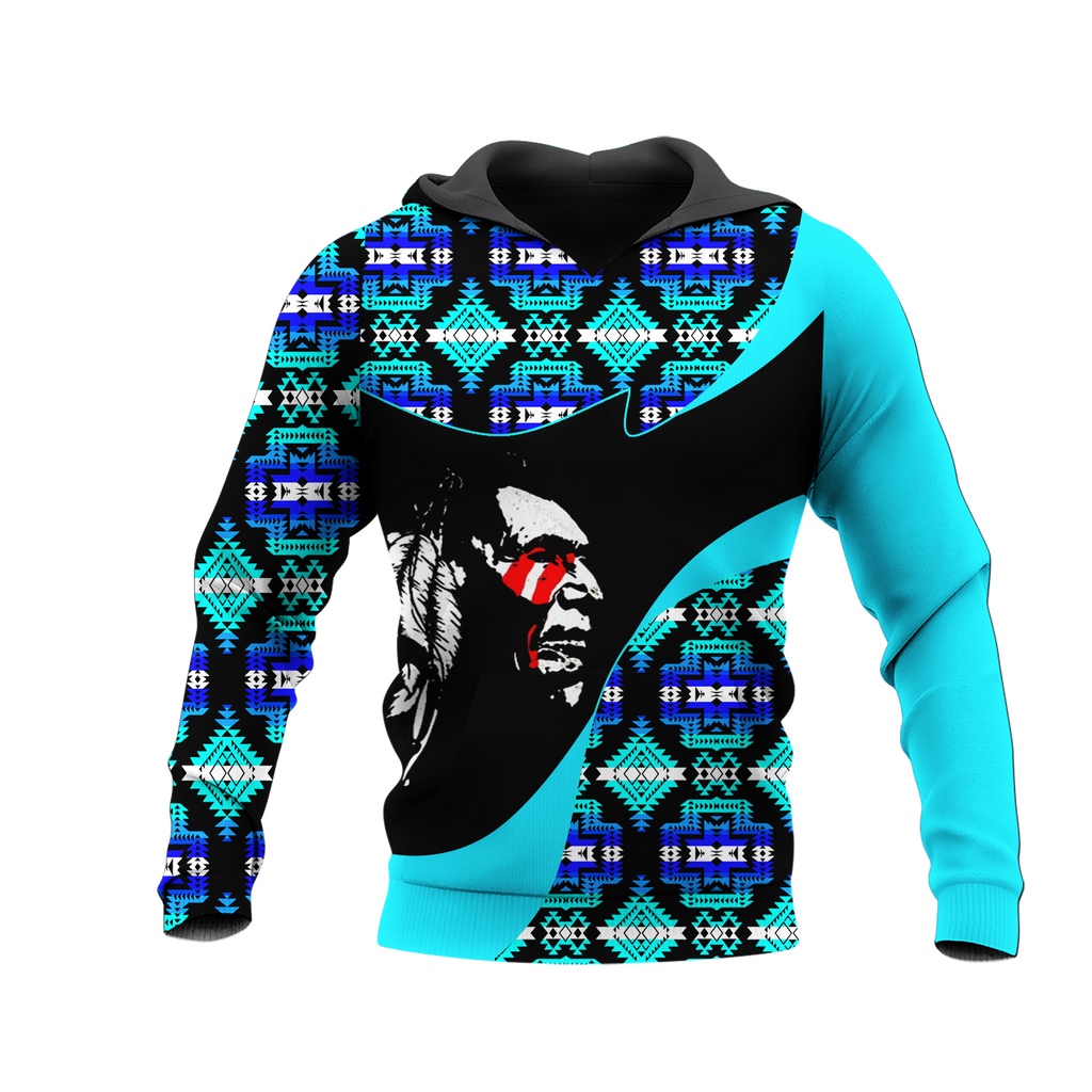 Powwow StoreHD0011984 Pattern Native Pride 3D Hoodie