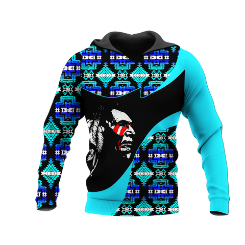 Powwow StoreHD0011984 Pattern Native Pride 3D Hoodie