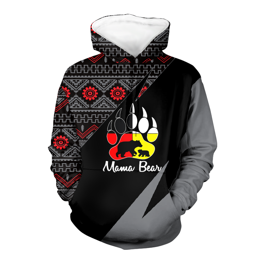 Powwow StoreHD0012125 Pattern Native Pride 3D Hoodie