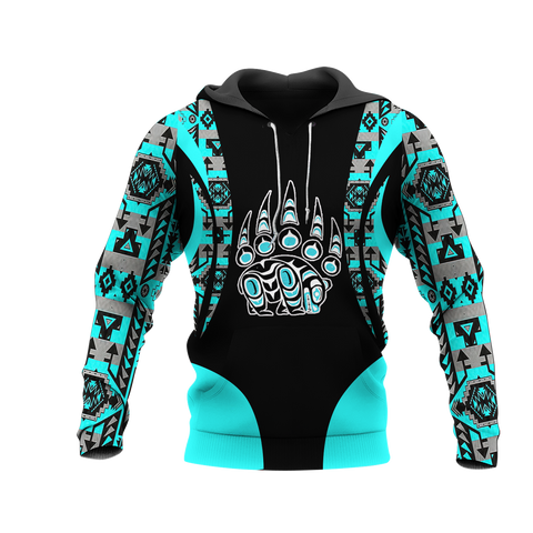 Powwow StoreHD001089 Pattern Native Pride 3D Hoodie