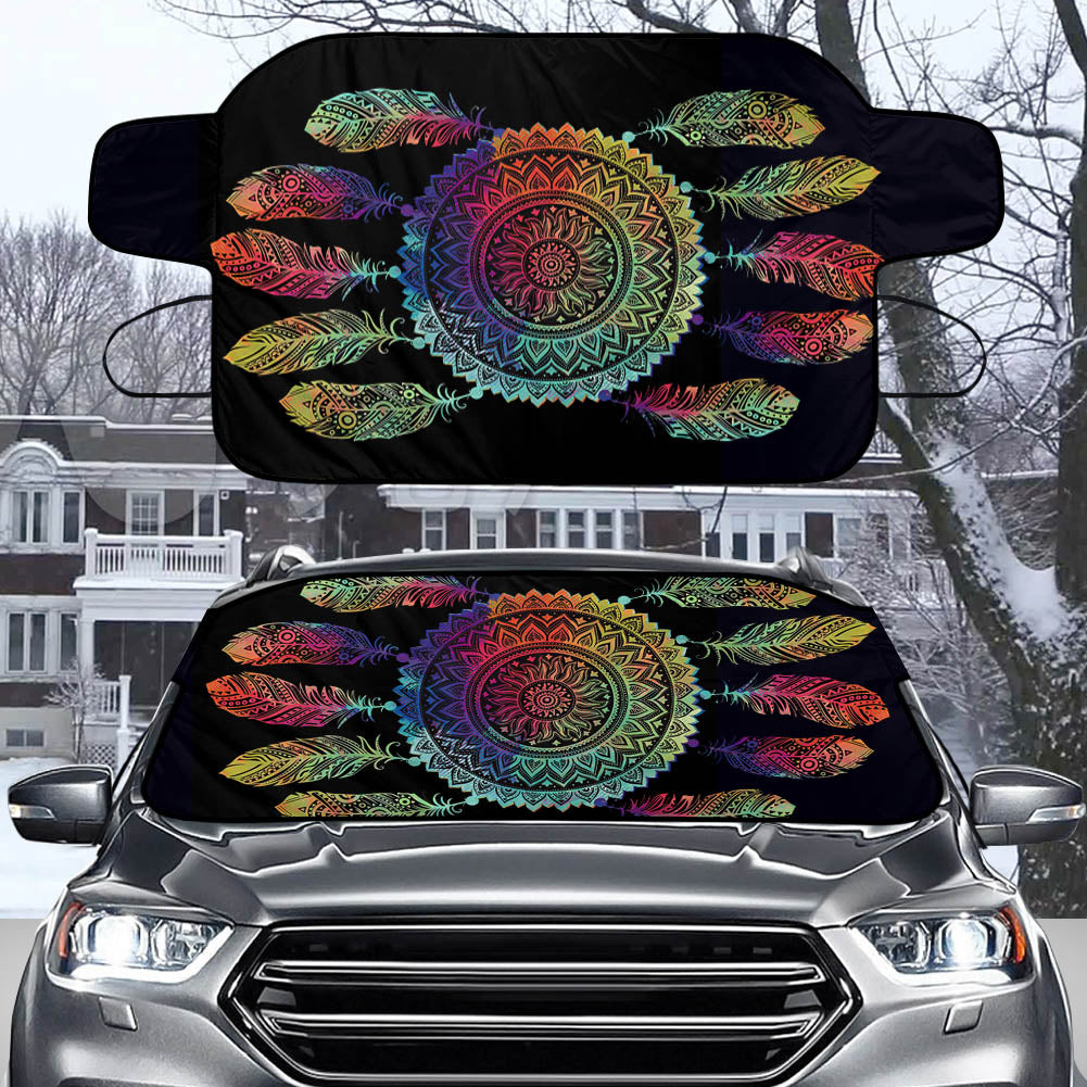 Powwow StoreGBNAT00151  United Tribes Native Windshield Snow Covers