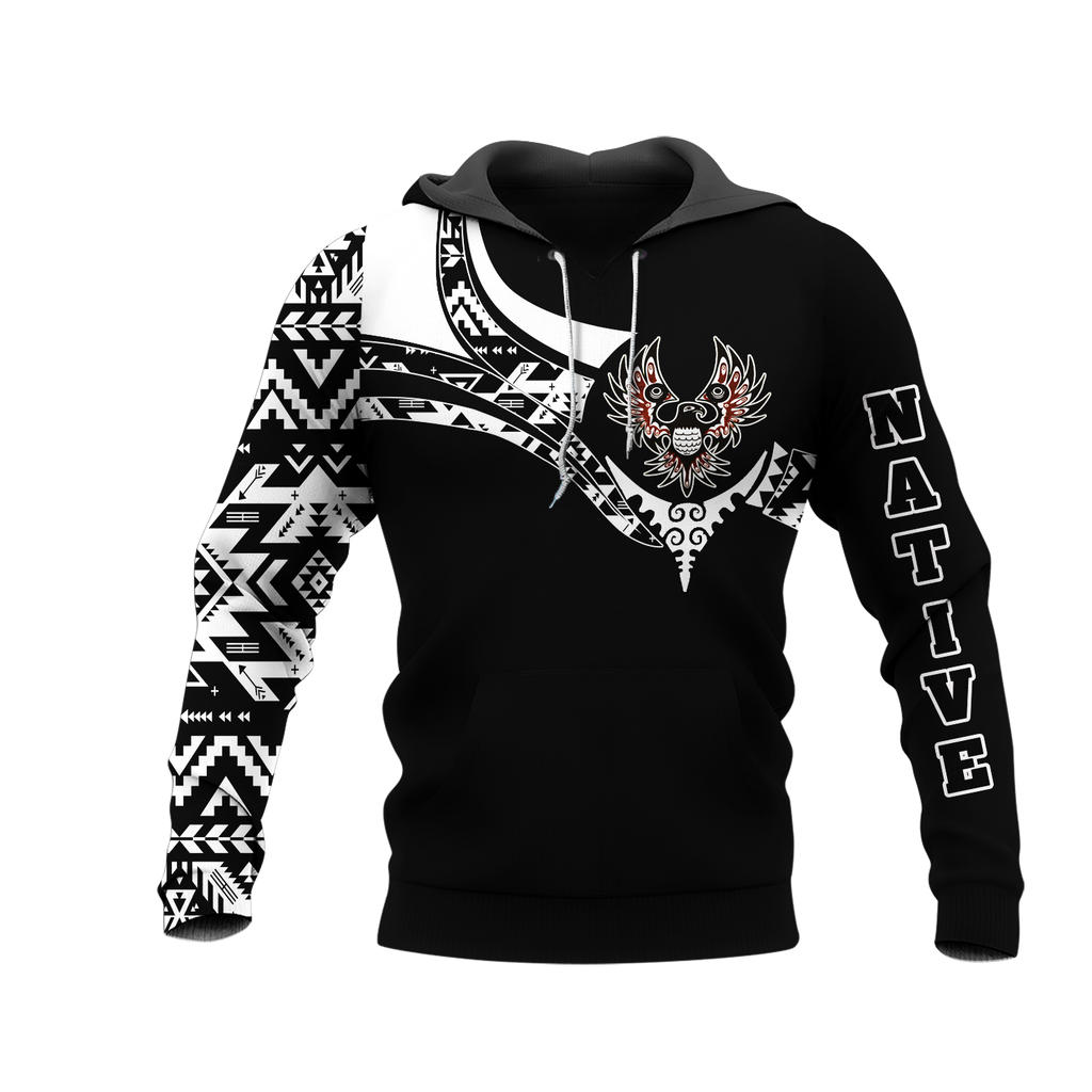 Powwow StoreHD0012487 Pattern Native Pride 3D Hoodie