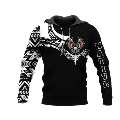 Powwow StoreHD0012487 Pattern Native Pride 3D Hoodie