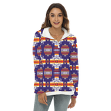 GB-NAT0004 Native American Women's Borg Fleece Sweatshirt