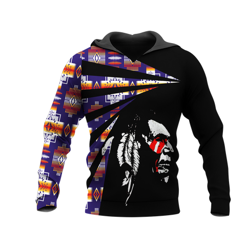 Powwow StoreHD0011883 Pattern Native Pride 3D Hoodie