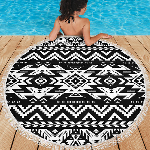 Powwow StoreGBNAT00441  Native American Design Beach Blanket